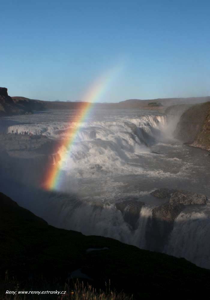 vodopád Gullfoss