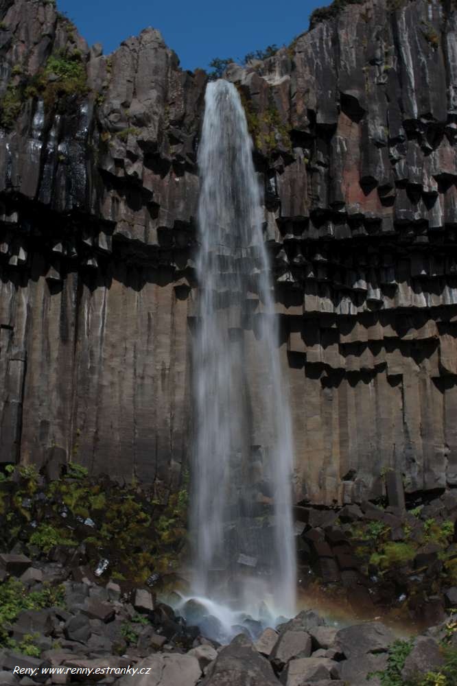 vodopád Svartifoss